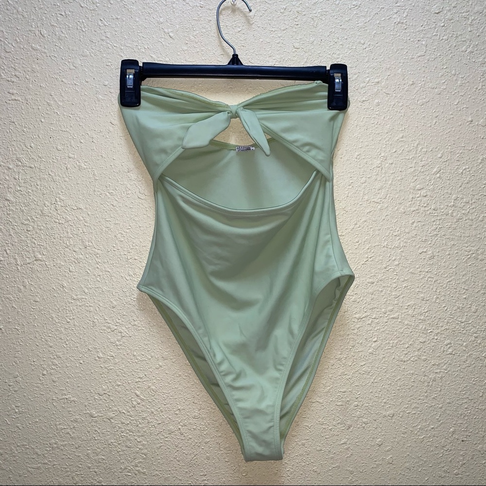 green bikini